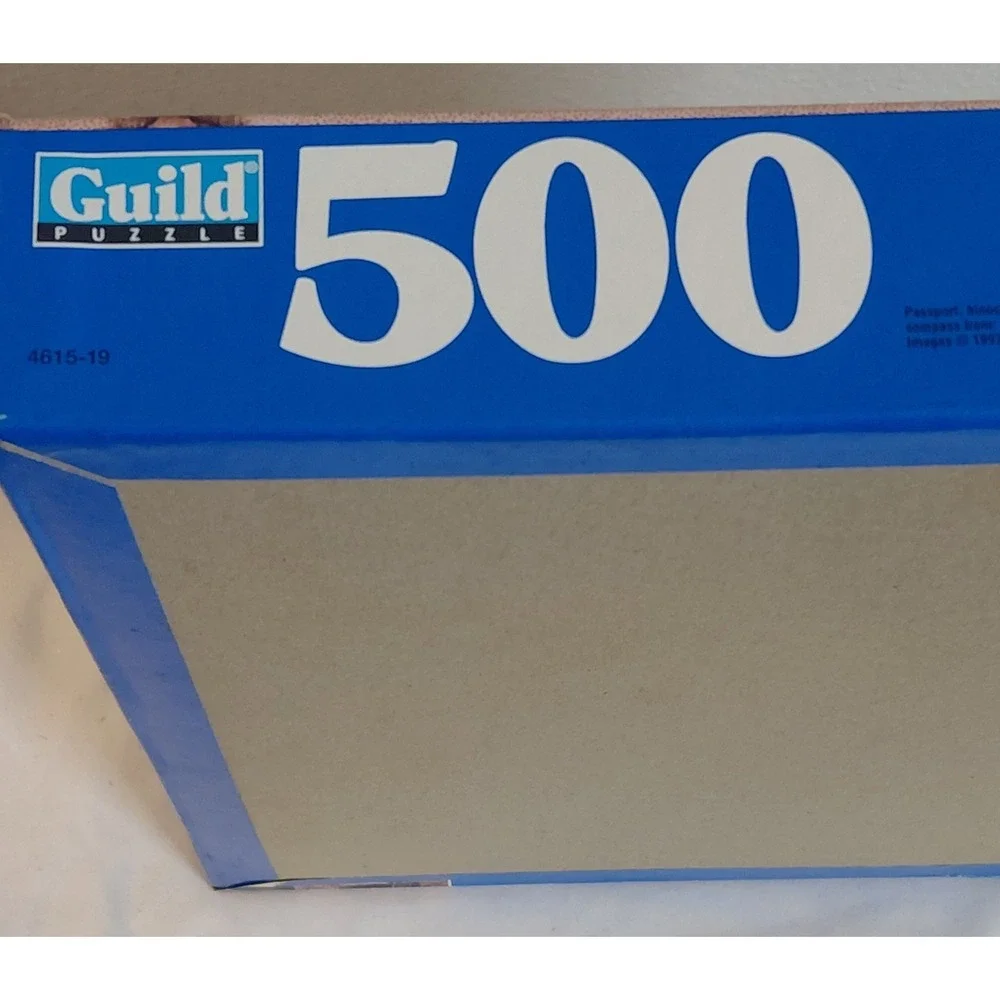 Vintage Guild Passport Travel Theme 500 Piece Jigsaw Puzzle New Sealed 1997